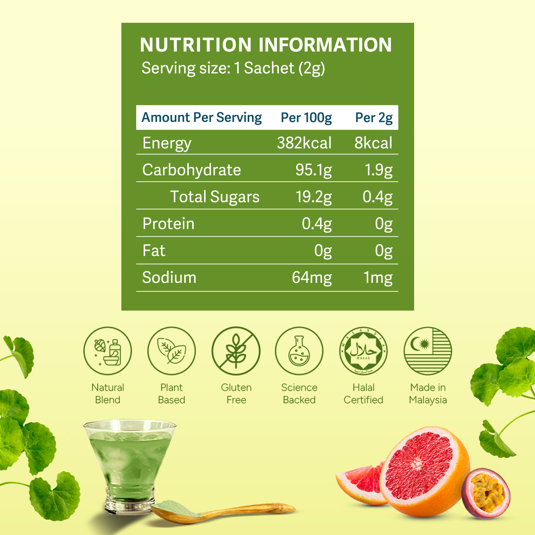 Pegaga Superkids with Probiotics, Passion fruit & Grapefruit