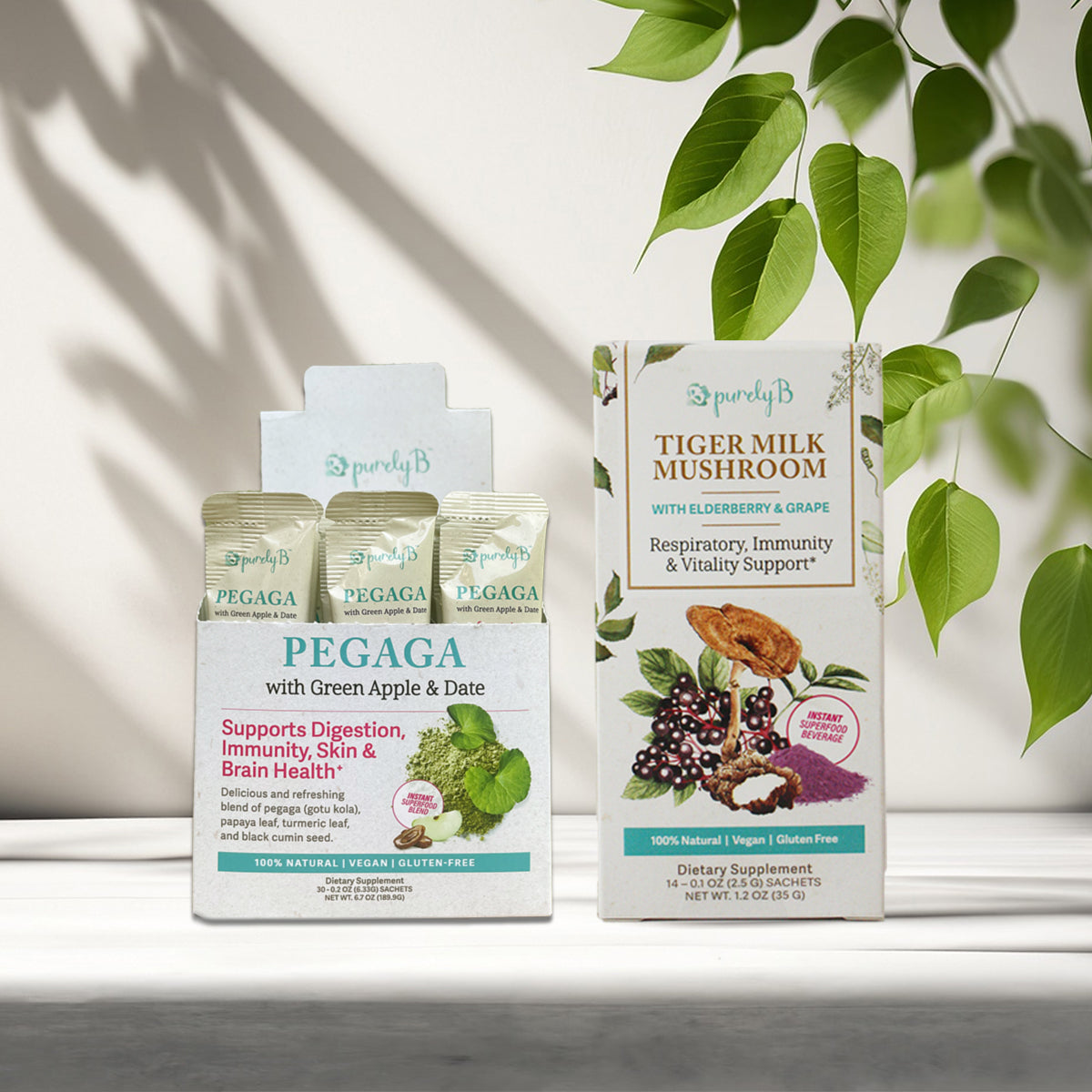 Pegaga & Tiger Milk Mushroom Travel Bundle