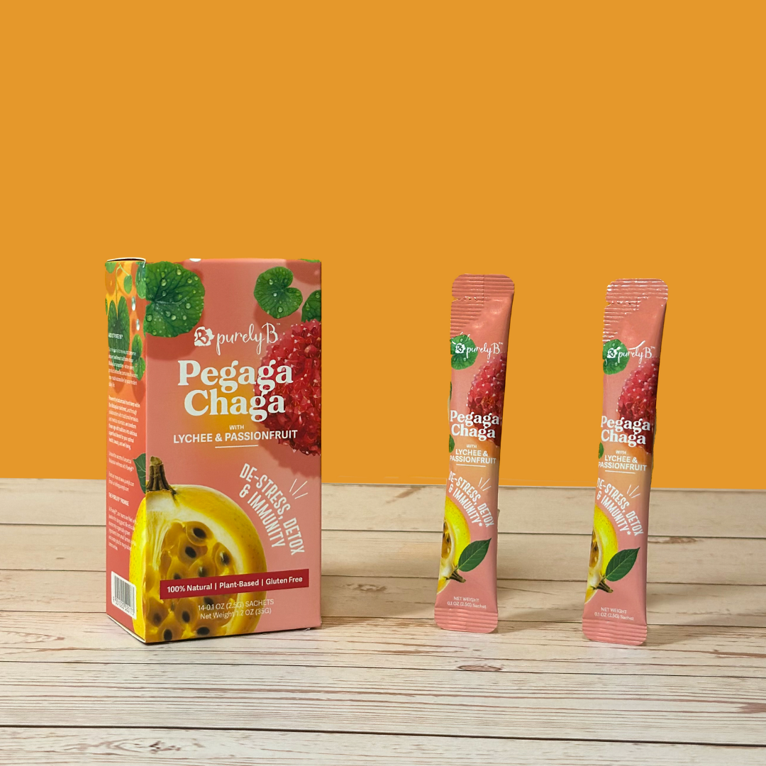 Pegaga-Chaga with Lychee & Passionfruit