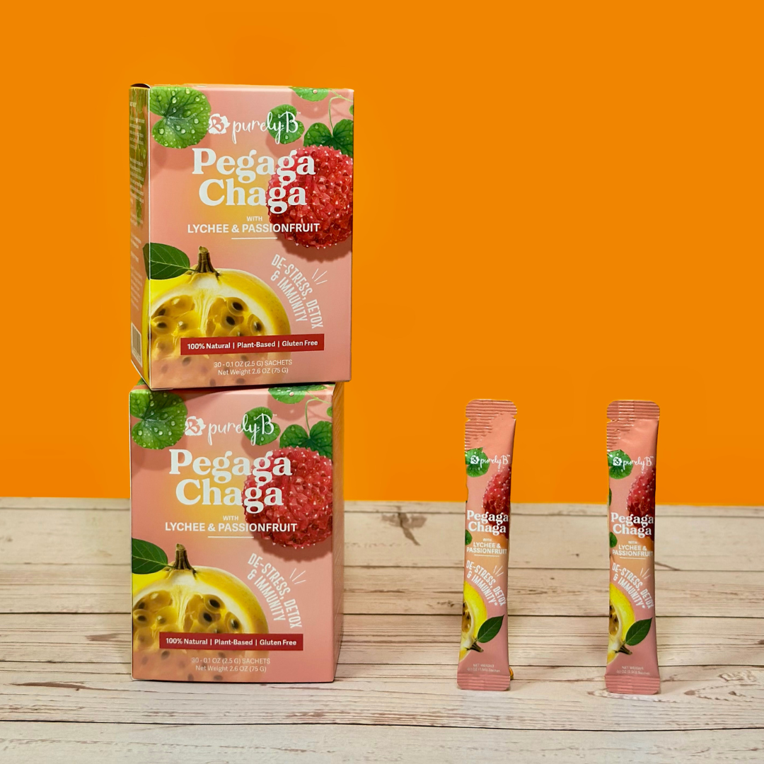 Pegaga-Chaga with Lychee & Passionfruit