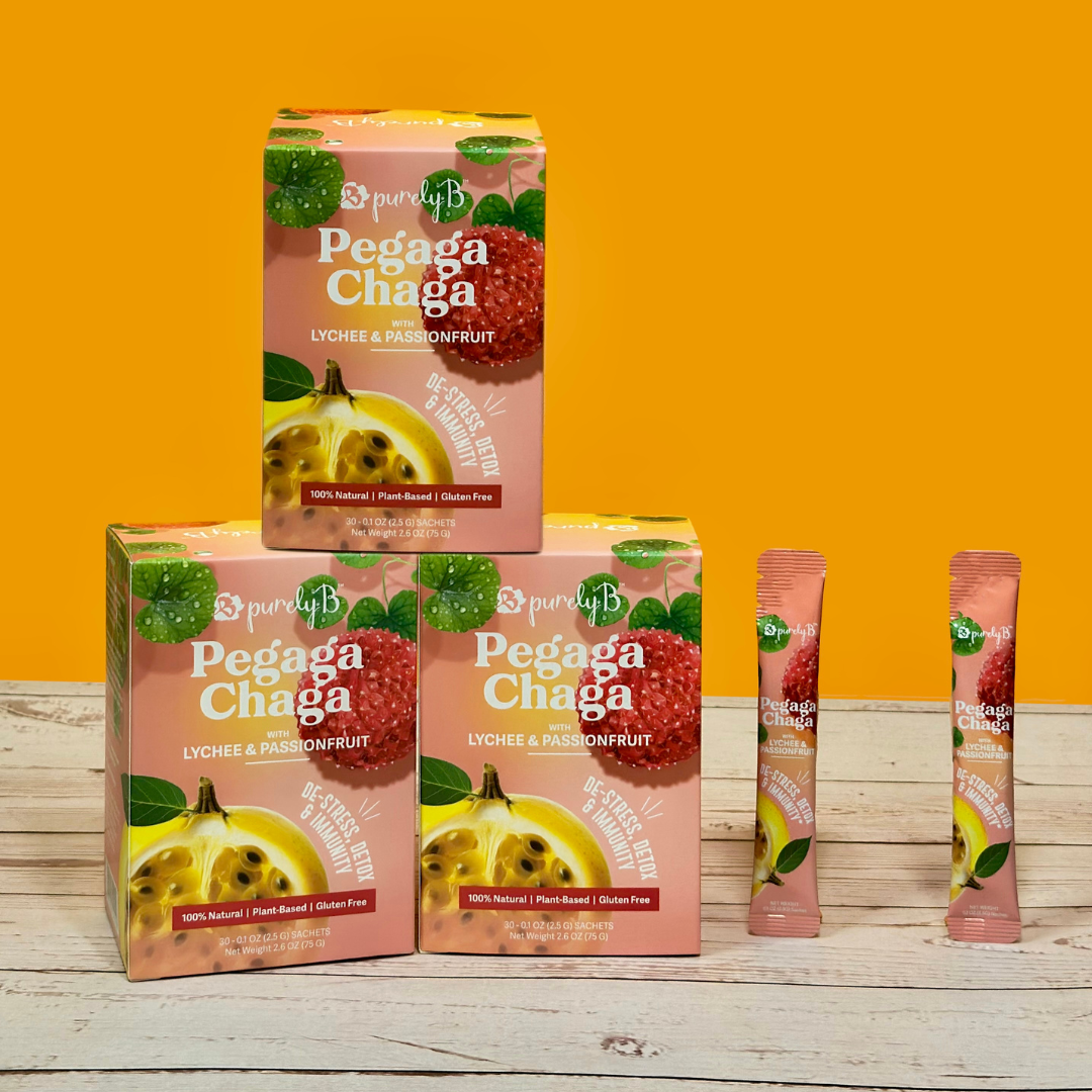 Pegaga-Chaga with Lychee & Passionfruit