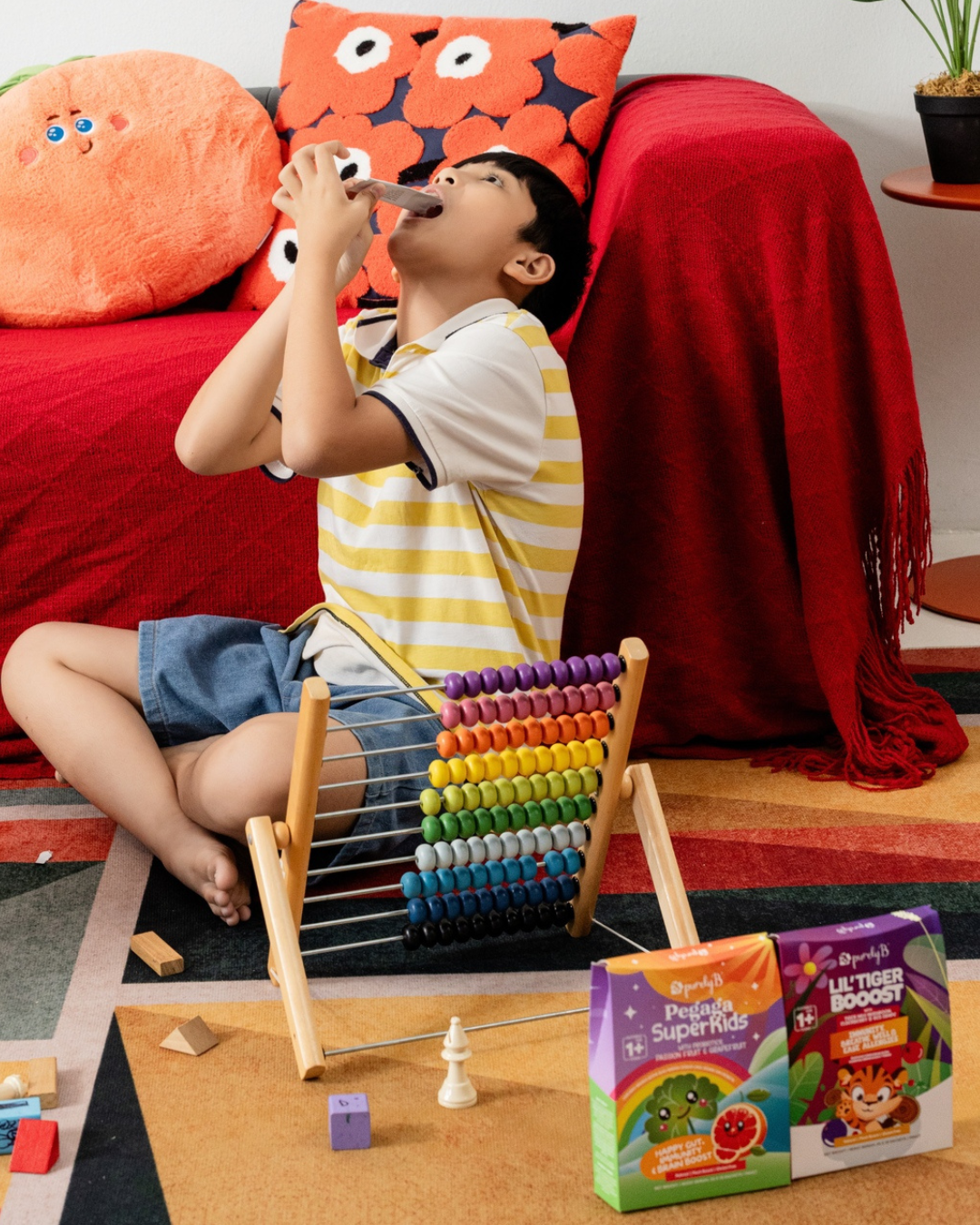 Pegaga Superkids with Probiotics, Passion fruit & Grapefruit