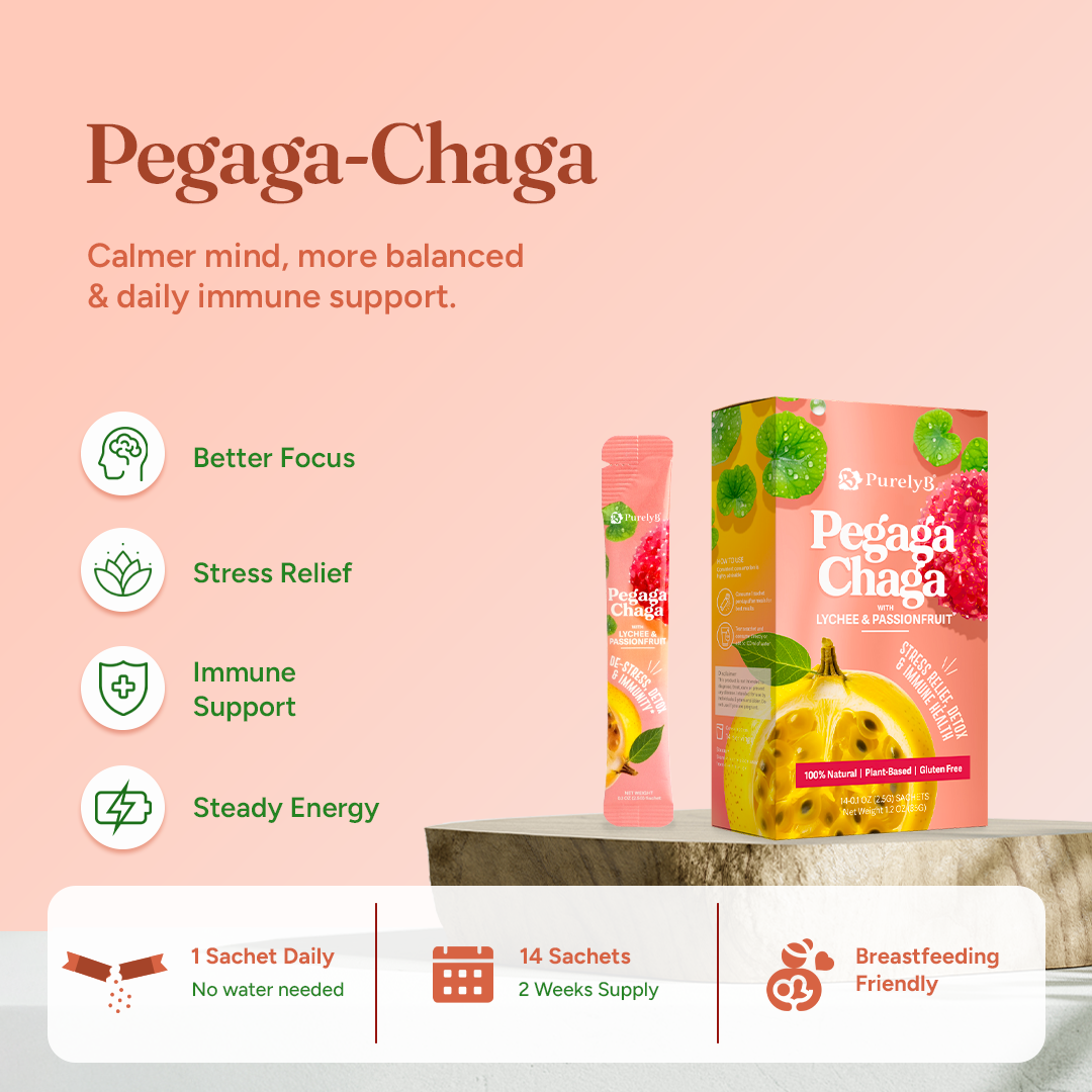 Pegaga-Chaga with Lychee &amp; Passionfruit