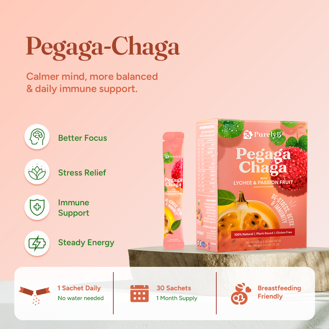 Pegaga-Chaga with Lychee &amp; Passionfruit