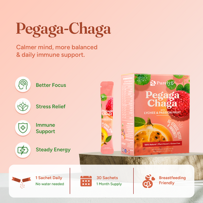 Pegaga-Chaga with Lychee &amp; Passionfruit
