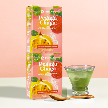 Pegaga-Chaga with Lychee &amp; Passionfruit