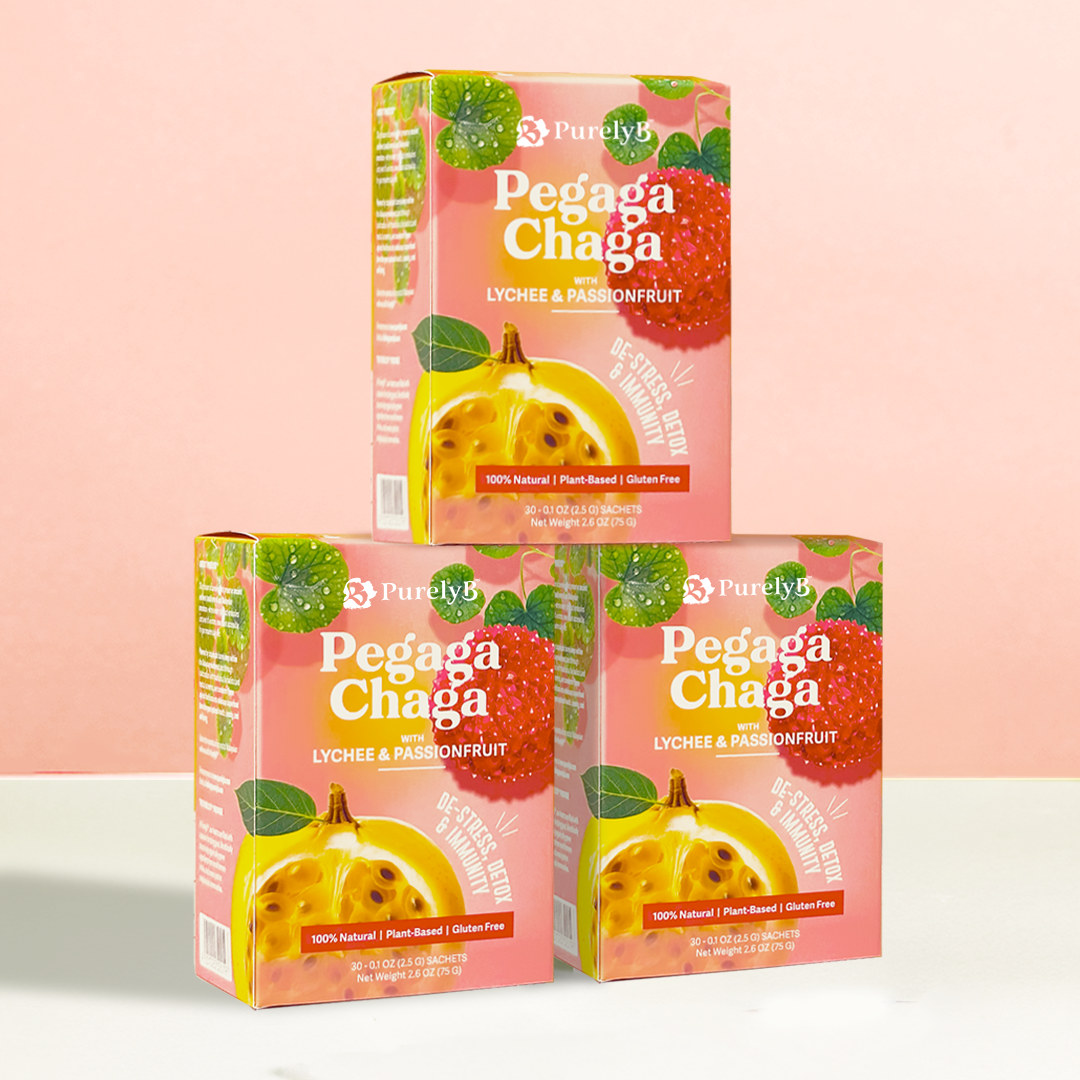 Pegaga-Chaga with Lychee &amp; Passionfruit