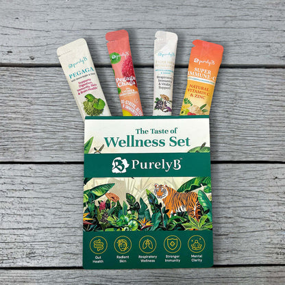 [PurelyB Taster Set] Pegaga, Tiger Milk Mushroom, Pegaga-Chaga &amp; Super Immune-C
