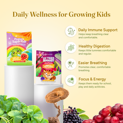 Mighty Gut, Lung &amp; Immune SuperKids Combo