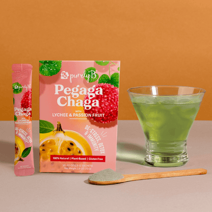 Pegaga-Chaga with Lychee &amp; Passionfruit