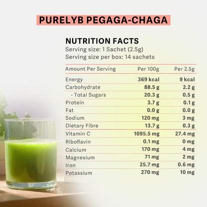 Pegaga-Chaga with Lychee &amp; Passionfruit