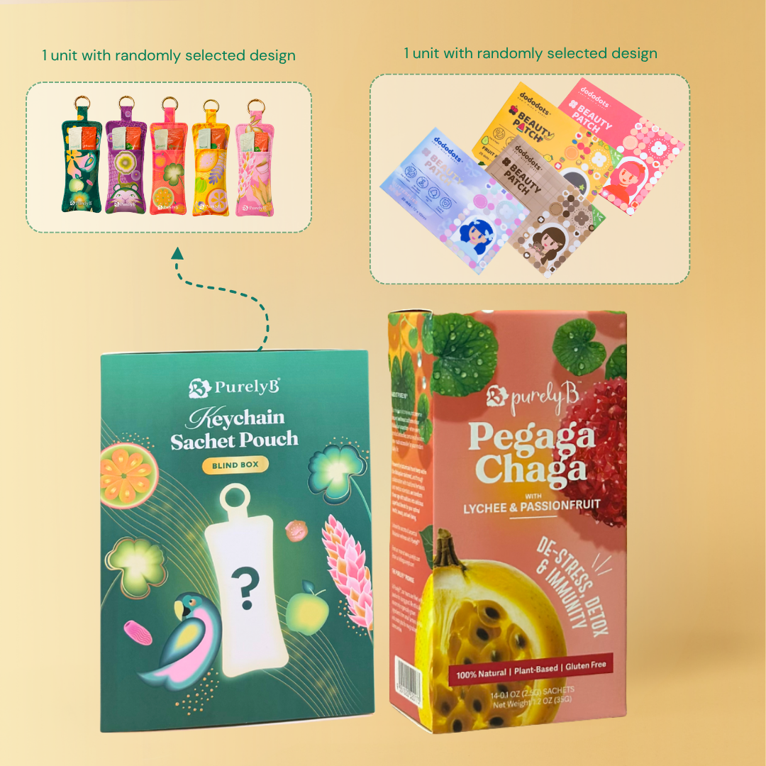 Dododots Patch + Era Sachet Pouch + Pegaga Chaga 14 Sachets
